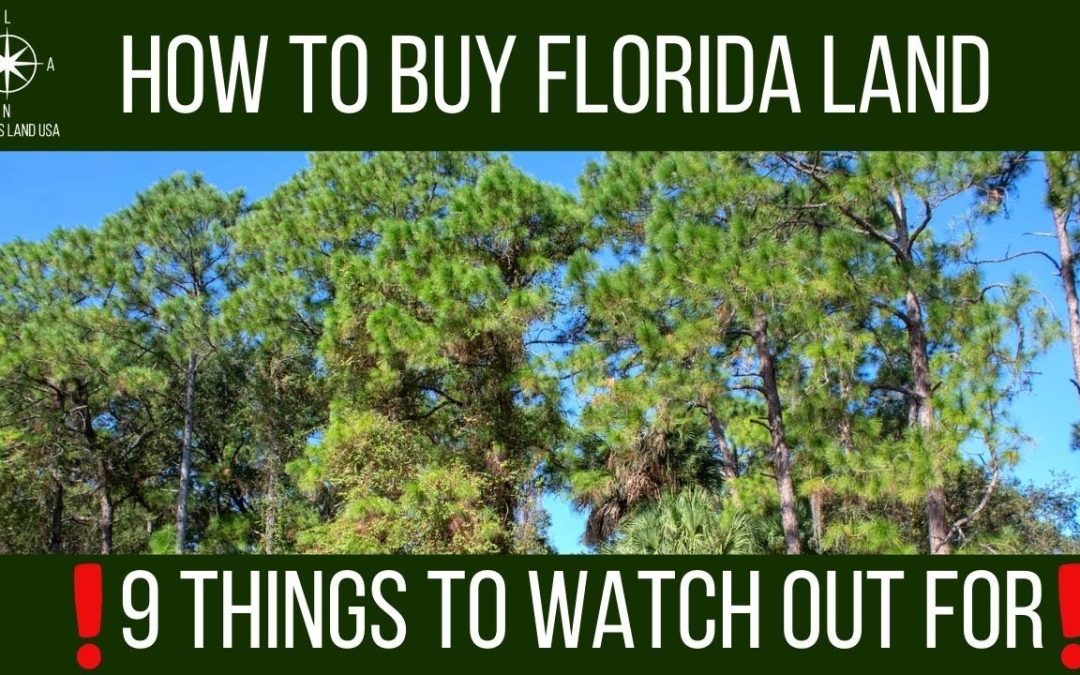 9 Key Things To Know When Buying Land in Florida